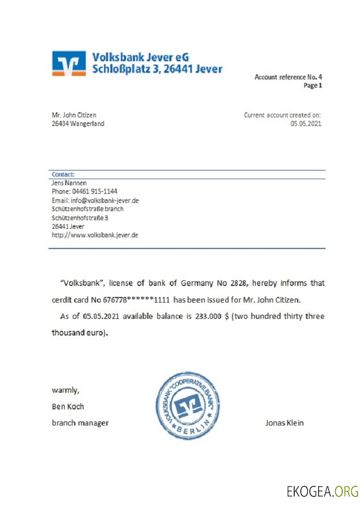 Allemagne , Volksbank , reference